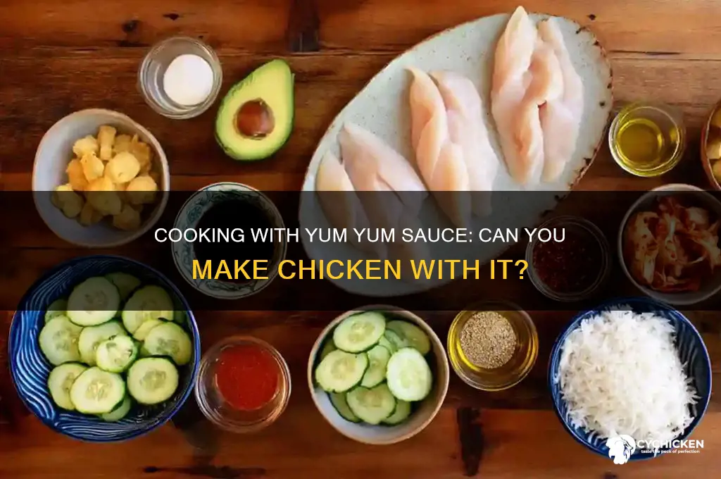 can you cook chicken in yum yum sauce