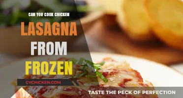 From Frozen to Fabulous: Mastering Chicken Lasagna Without Thawing