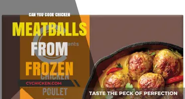 From Freezer to Feast: The Art of Cooking Chicken Meatballs