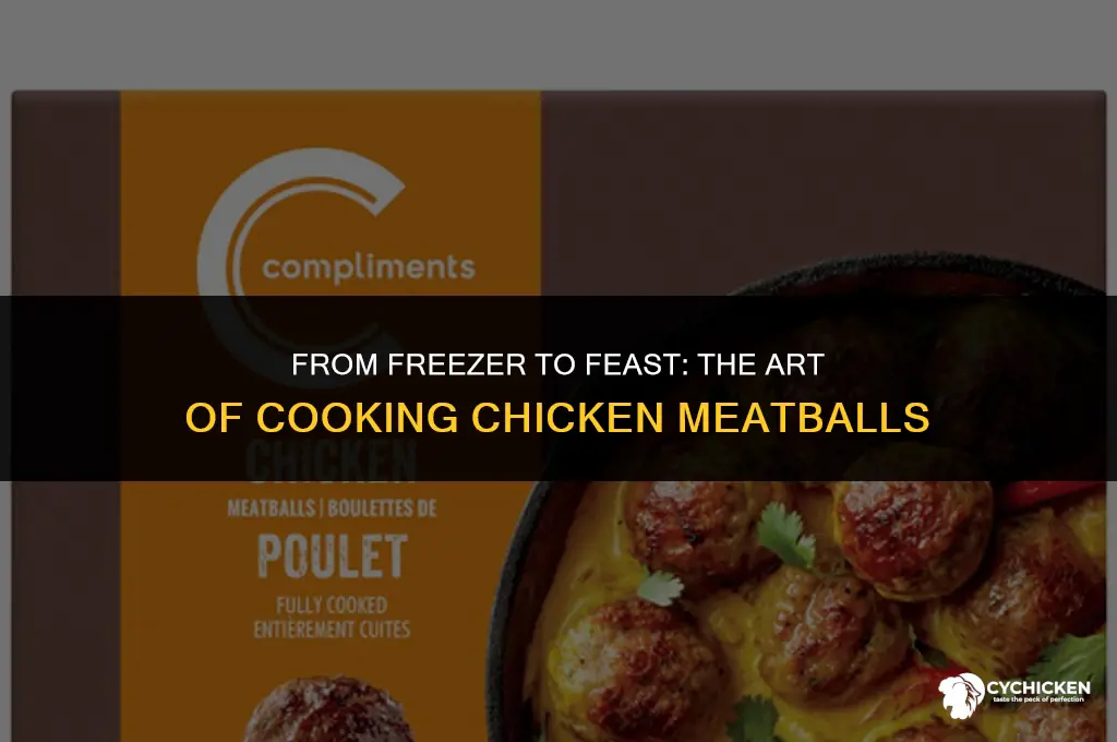 can you cook chicken meatballs from frozen