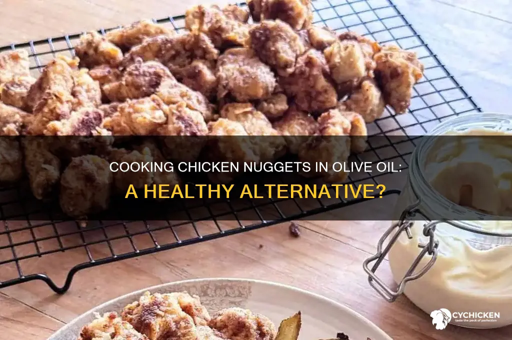 can you cook chicken nuggets in olive oil