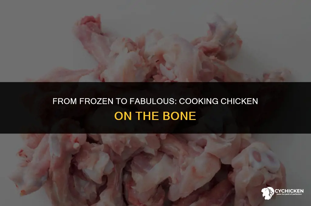 can you cook chicken on the bone from frozen