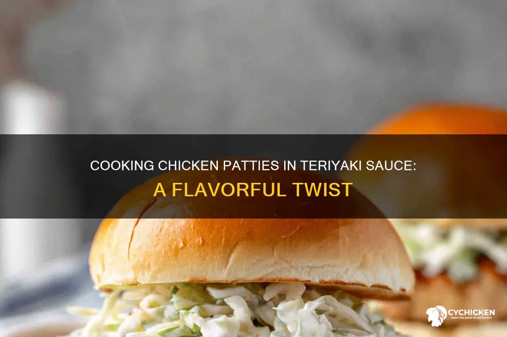can you cook chicken patties in teriyaki sauce