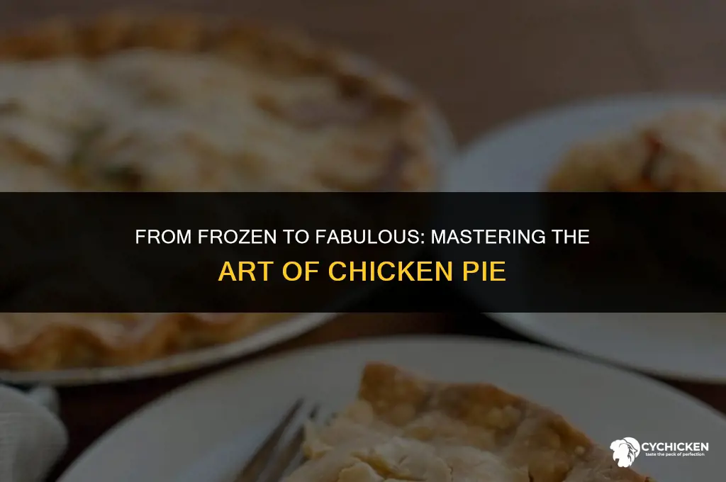 can you cook chicken pie from frozen