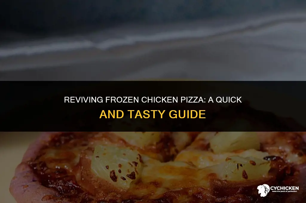 can you cook chicken pizza from frozen