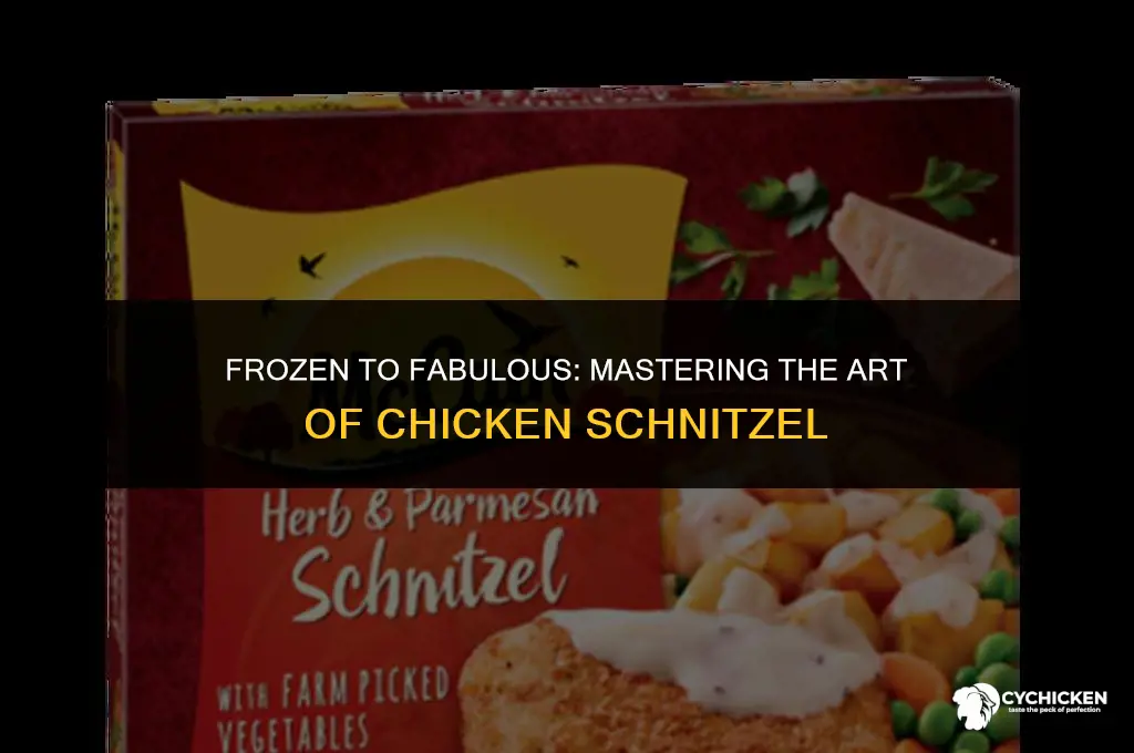can you cook chicken schnitzel from frozen