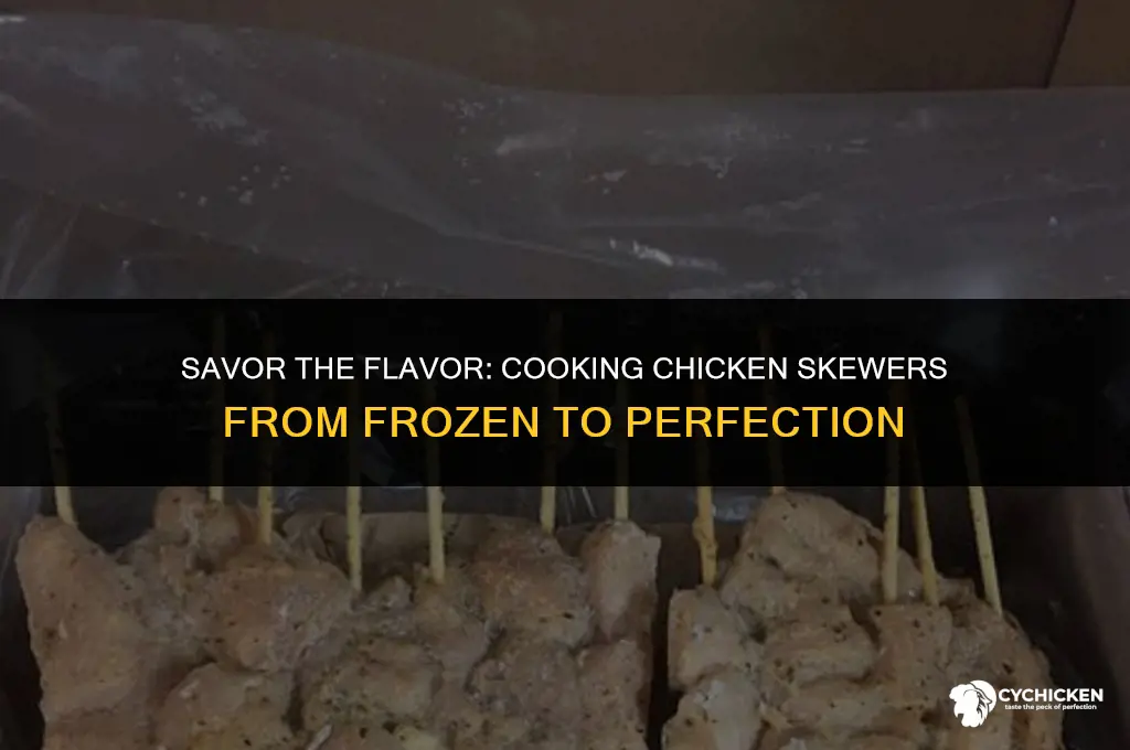 can you cook chicken skewers from frozen