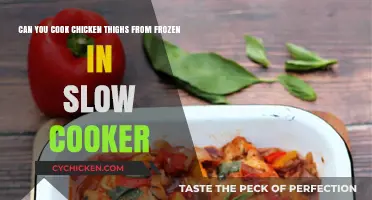 From Frozen to Flavorful: Slow Cooker Chicken Thighs Recipe