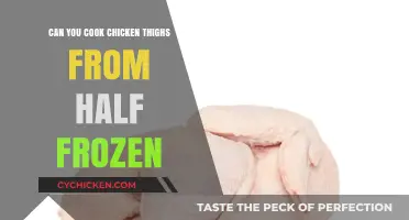 From Half-Frozen to Fully Delicious: Cooking Chicken Thighs
