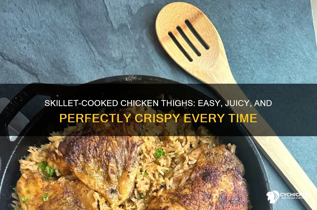 can you cook chicken thighs in a skillet
