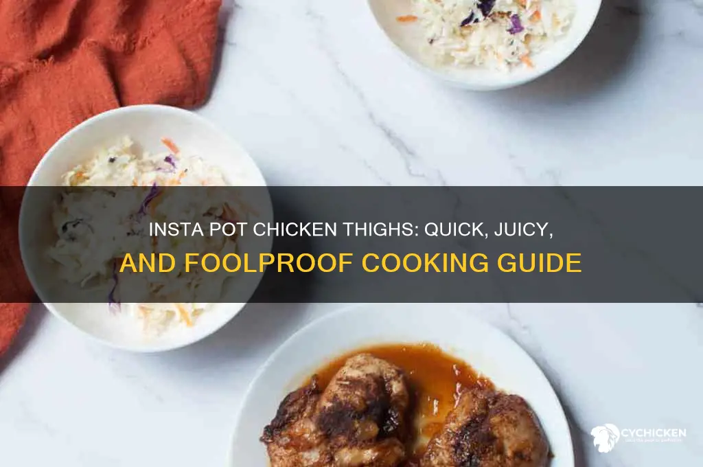 can you cook chicken thighs in insta pot