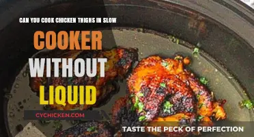 Cooking Chicken Thighs in a Slow Cooker: Liquid-Free Method Explained