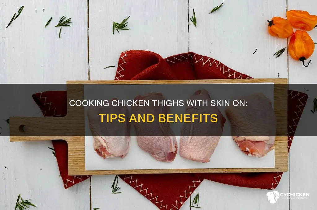 can you cook chicken thighs with skin on