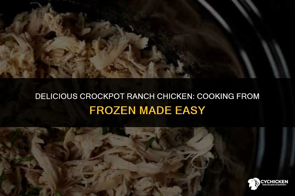 can you cook crockpot ranch chicken from frozen