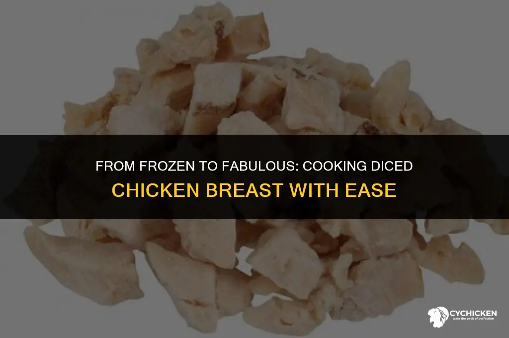 can you cook diced chicken breast from frozen