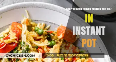 Instant Pot Convenience: Cooking Frozen Chicken and Rice Made Easy
