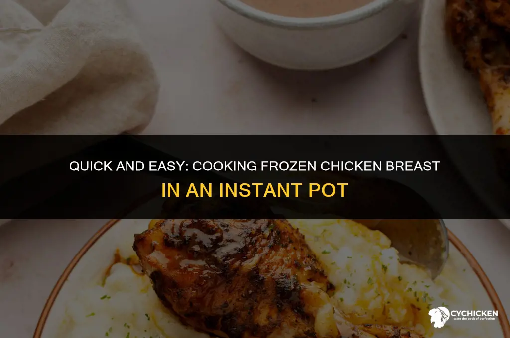 can you cook frozen chicken breast in an instapot