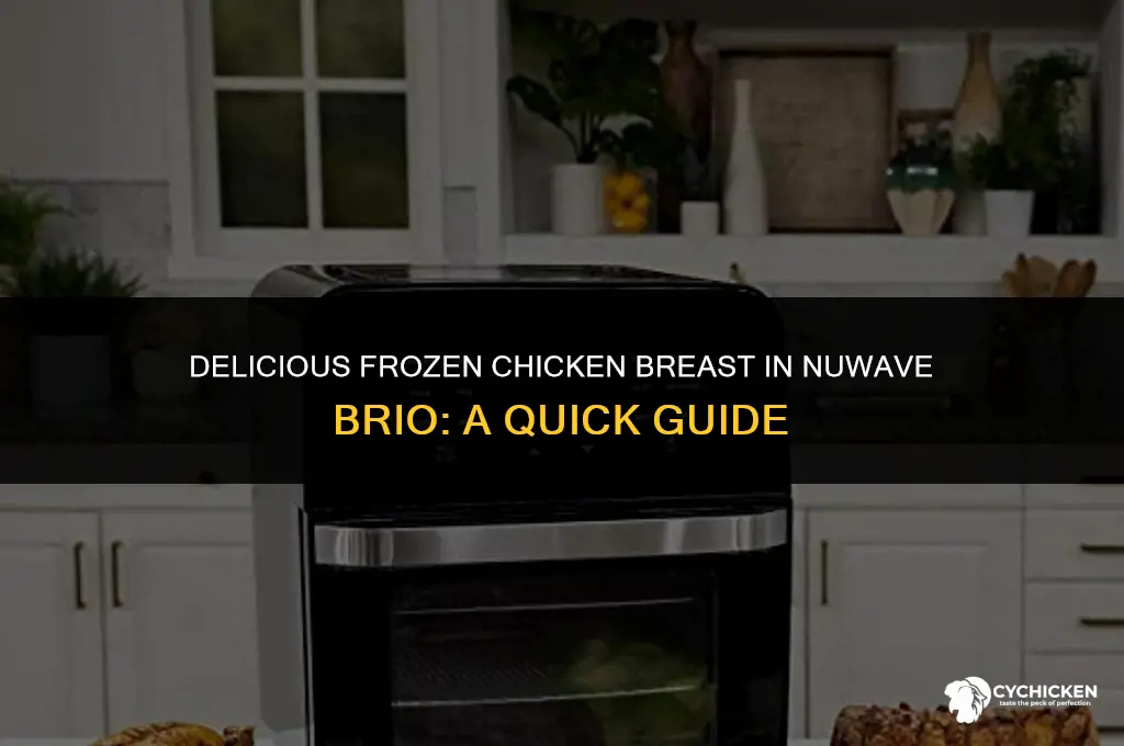 can you cook frozen chicken breast in nuwave brio