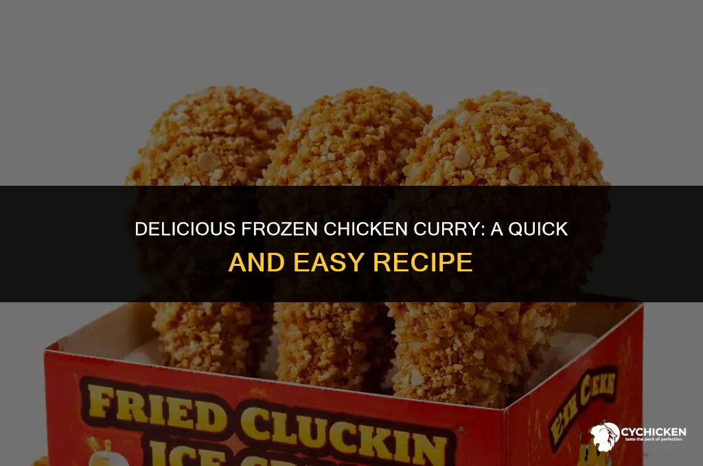 can you cook frozen chicken curry