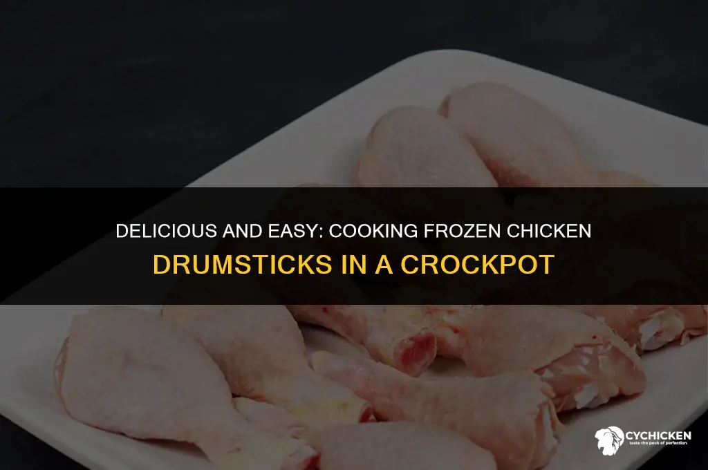 can you cook frozen chicken drumsticks in crockpot