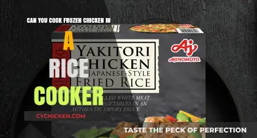 Easy and Juicy: Cooking Frozen Chicken in a Rice Cooker