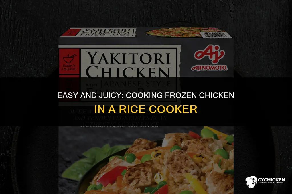 can you cook frozen chicken in a rice cooker