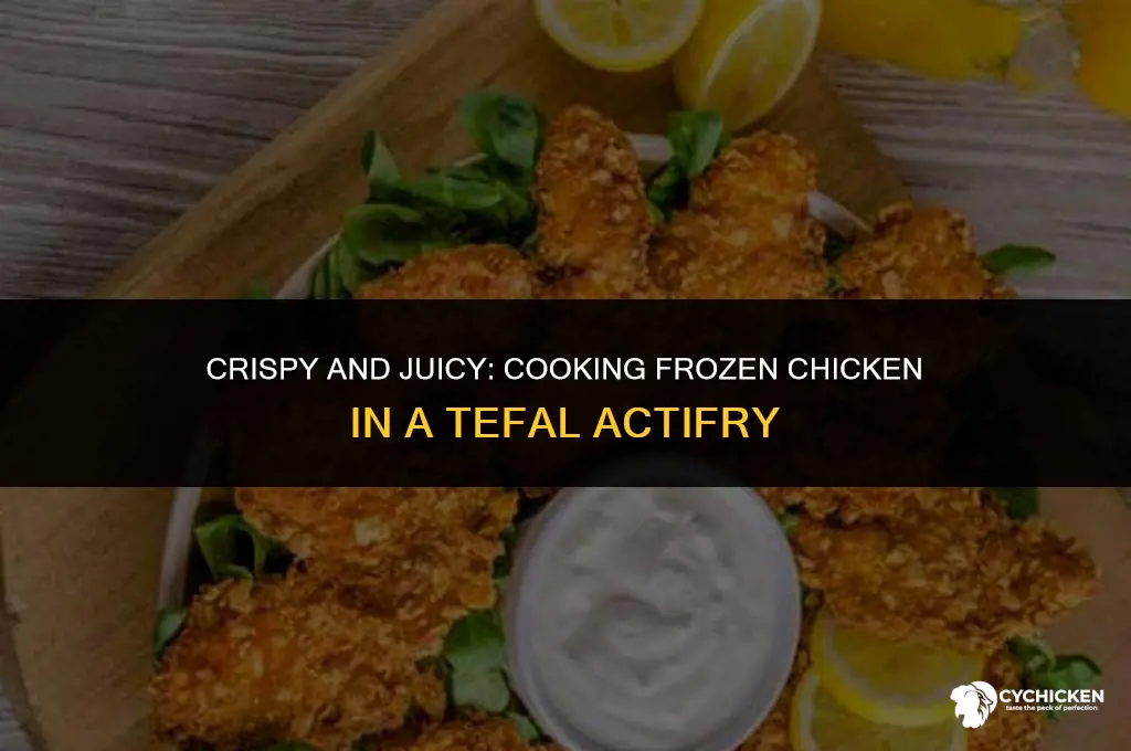 can you cook frozen chicken in a tefal actifry