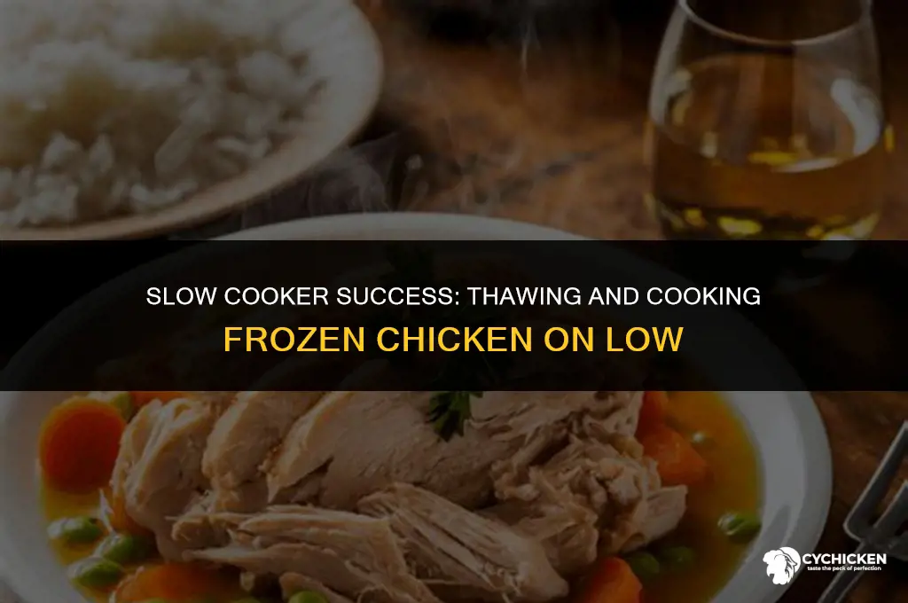 can you cook frozen chicken in crockpot on low
