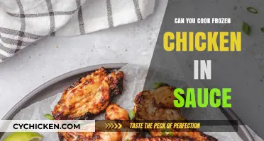 Delicious and Easy: Cooking Frozen Chicken in Sauce