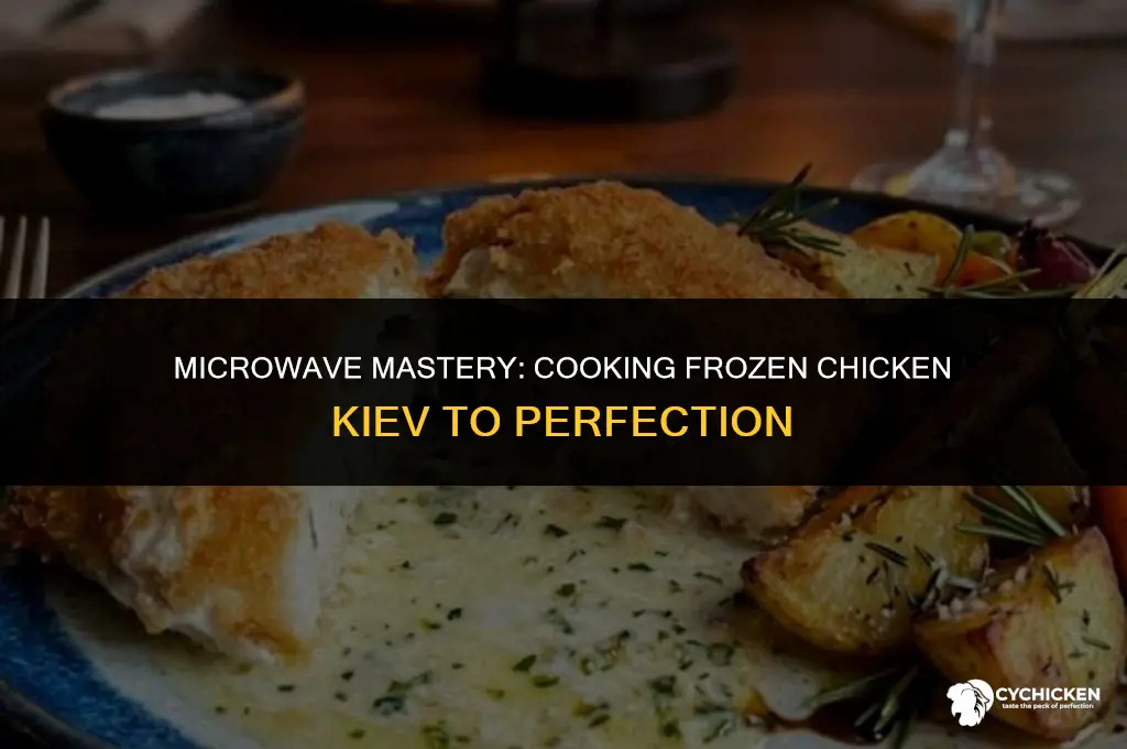 can you cook frozen chicken kiev in microwave