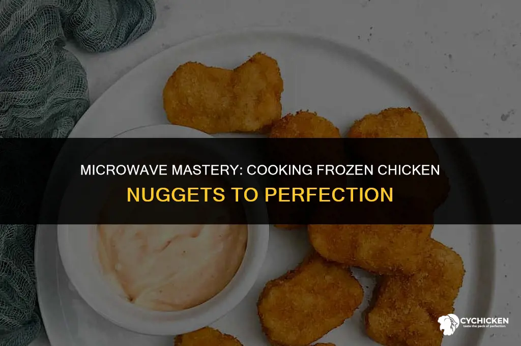 can you cook frozen chicken nuggets in microwave