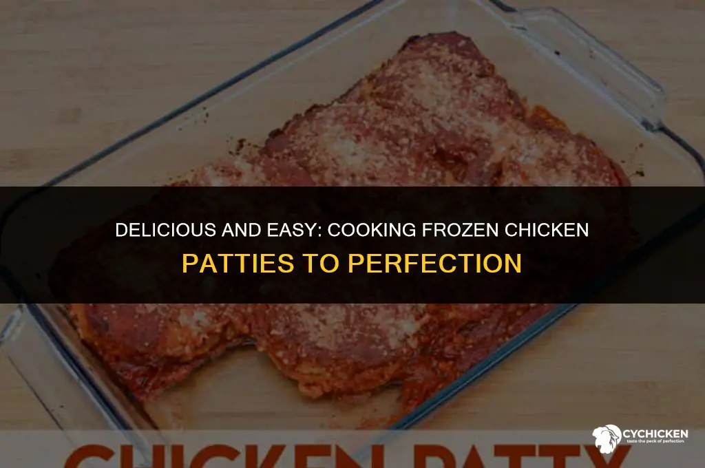 can you cook frozen chicken patties