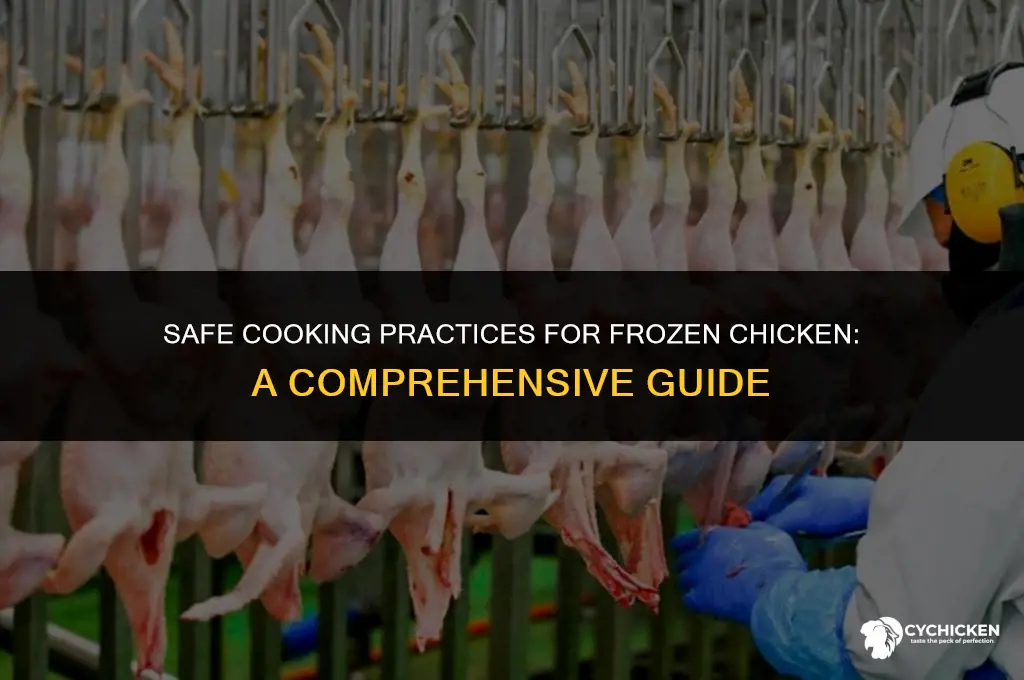 can you cook frozen chicken safely