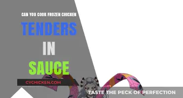 Savor the Flavor: Cooking Frozen Chicken Tenders in Sauce