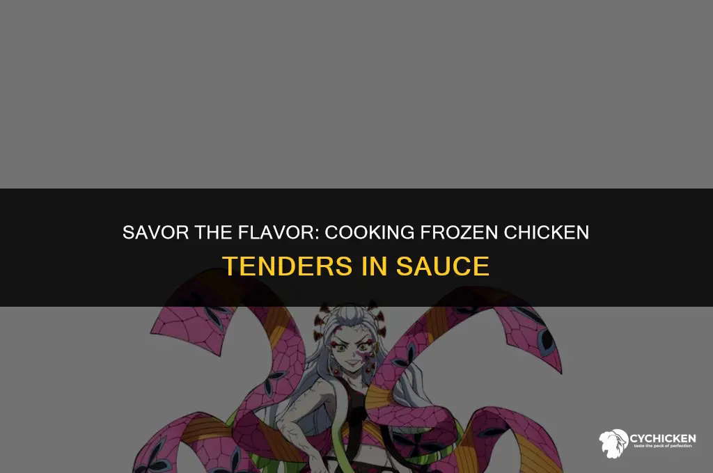 can you cook frozen chicken tenders in sauce