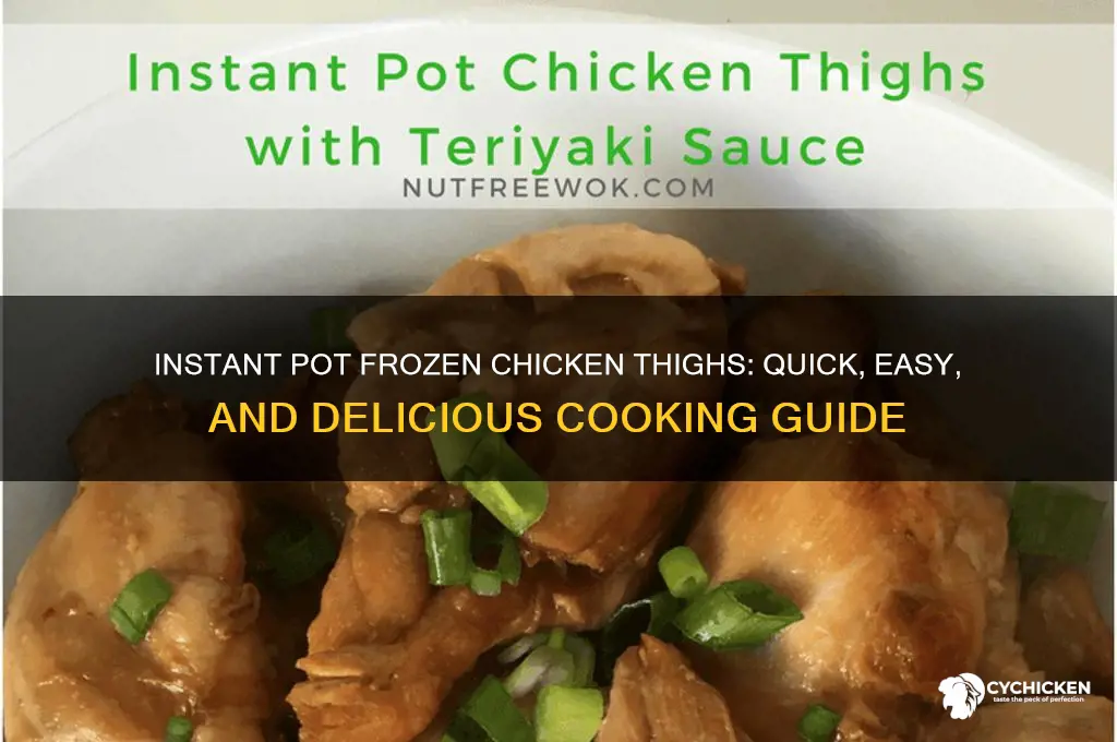 can you cook frozen chicken thighs in an instant pot