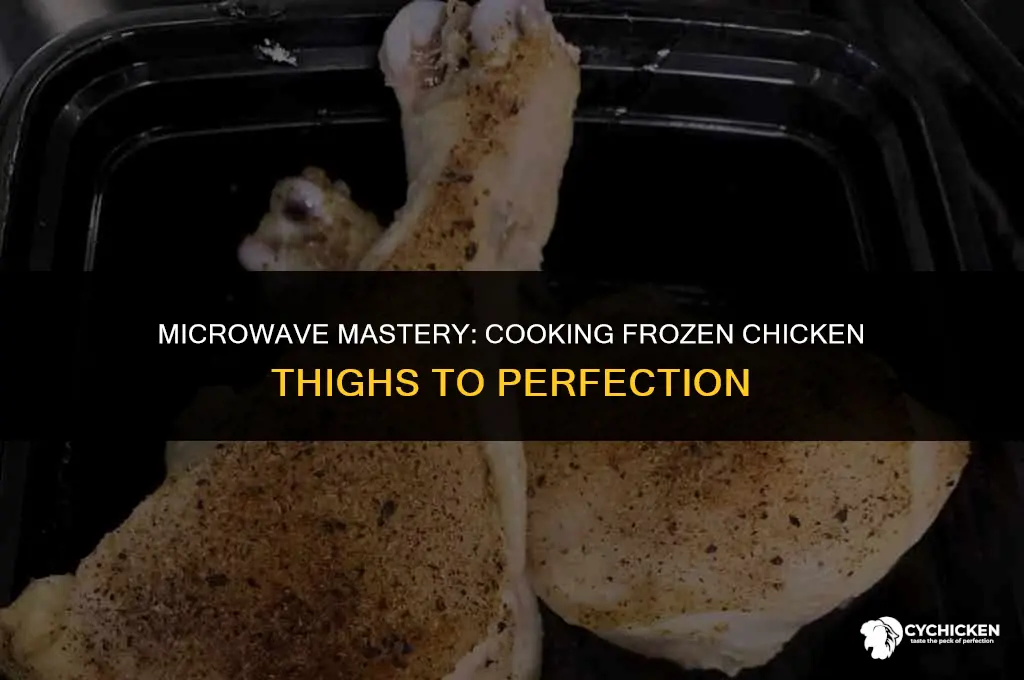 can you cook frozen chicken thighs in microwave