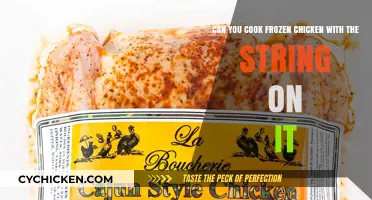 Safe Cooking Practices: Preparing Frozen Chicken with String Attached