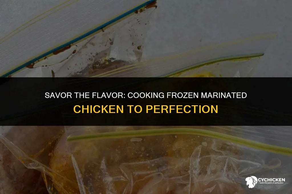 can you cook frozen marinated chicken
