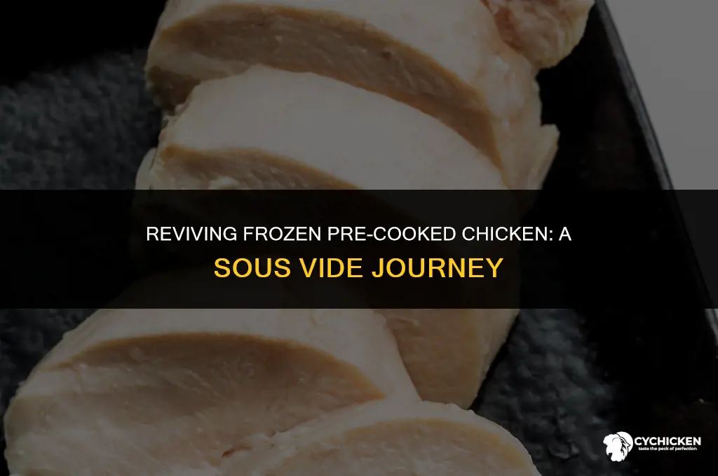 can you cook frozen pre cooked chicken sous vide