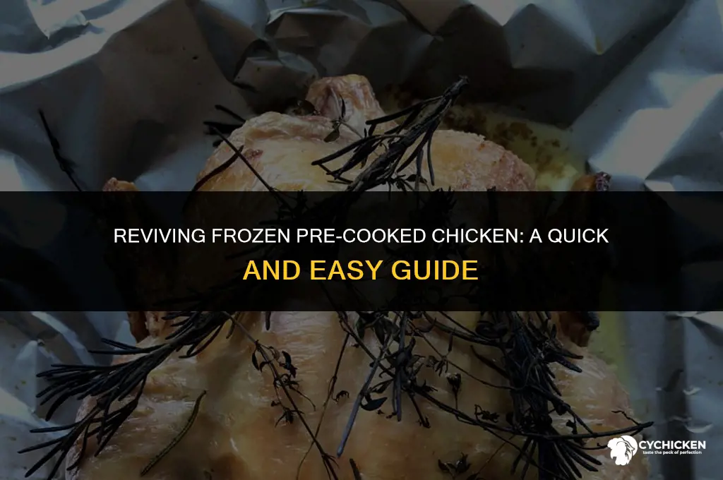 can you cook frozen pre cooked chicken