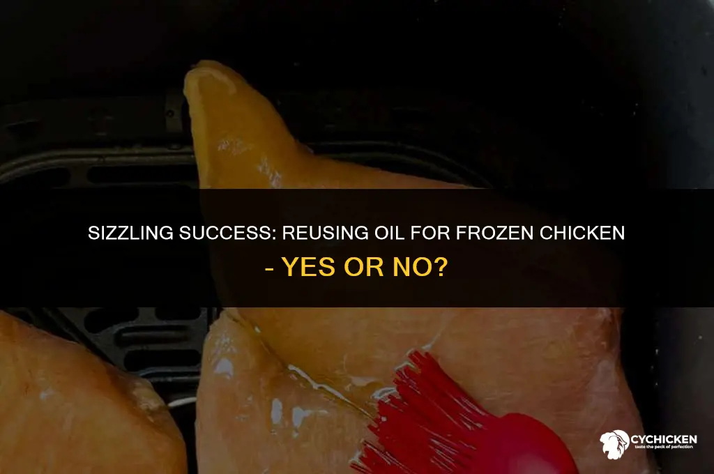 can you cook more frozen chicken in the same oil