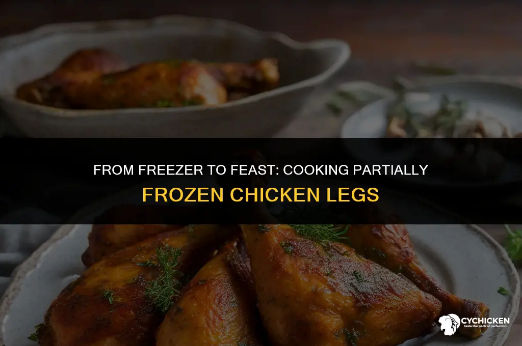can you cook partially frozen chicken legs