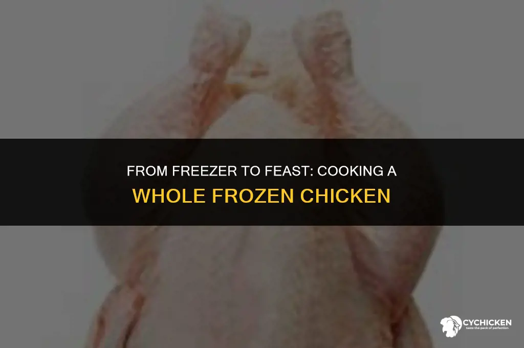 can you cook whole chicken frozen