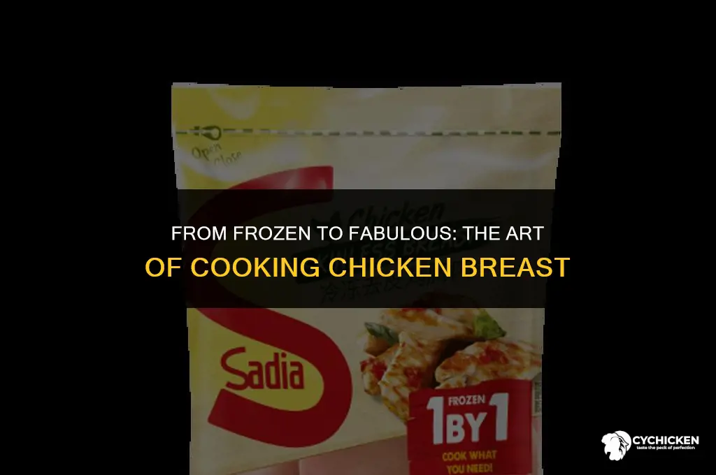 can you cooked chicken breast frozen