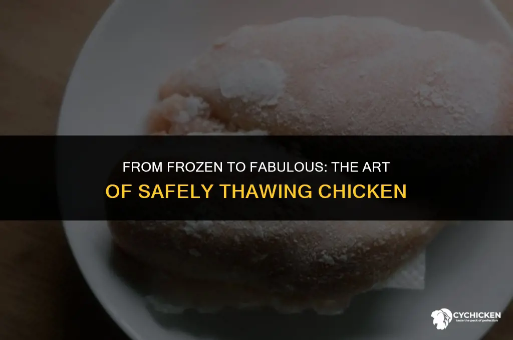 can you cool chicken from frozen