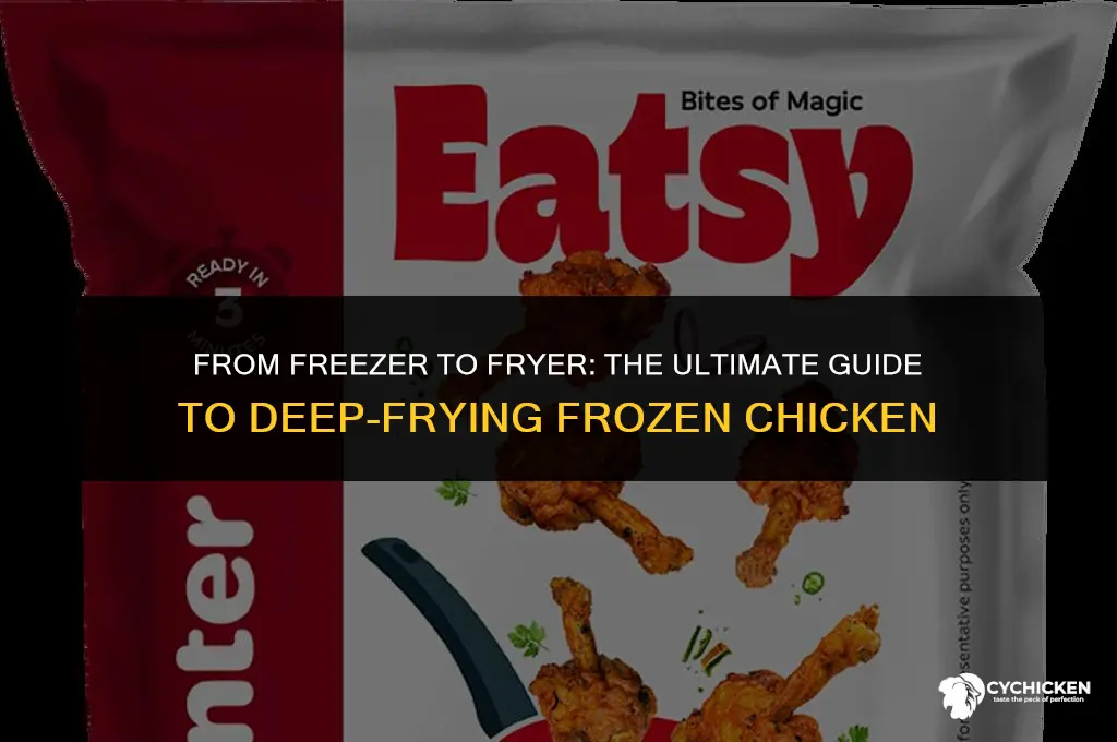 can you deep fry a frozen chicken
