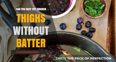 Crispy Perfection: Deep-Frying Chicken Thighs Without Batter Made Easy