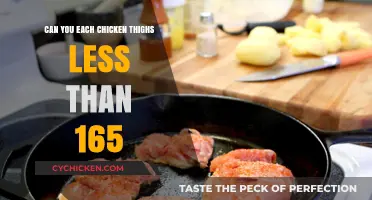 Safe Chicken Thigh Cooking: Can You Cook Below 165°F?