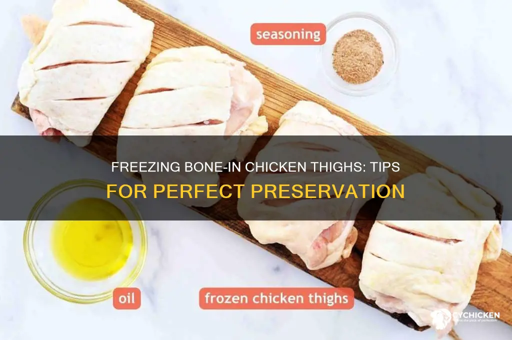 can you freeze bone in chicken thighs